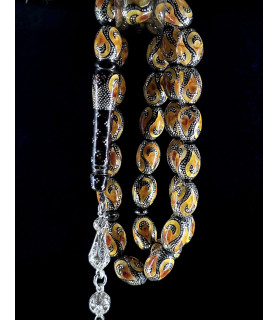 Yussur and Amber beads 2